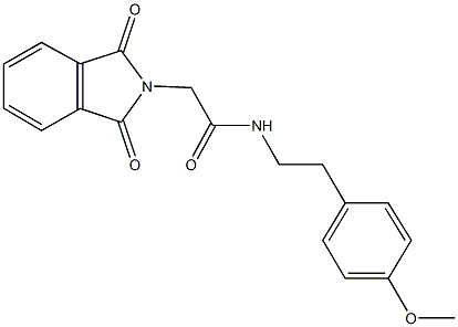 2-(1,3-dioxo-1,3-dihydro-2H-isoindol-2-yl)-N-[2-(4-methoxyphenyl)ethyl]acetamide Structure