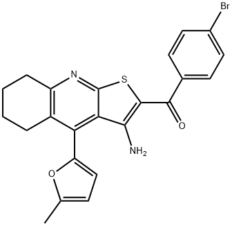 [3-amino-4-(5-methyl-2-furyl)-5,6,7,8-tetrahydrothieno[2,3-b]quinolin-2-yl](4-bromophenyl)methanone|