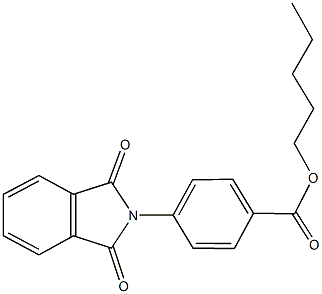 pentyl 4-(1,3-dioxo-1,3-dihydro-2H-isoindol-2-yl)benzoate Structure