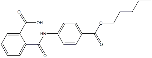 2-({4-[(pentyloxy)carbonyl]anilino}carbonyl)benzoic acid Structure
