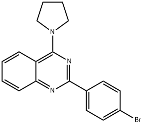 305867-81-6 2-(4-bromophenyl)-4-(1-pyrrolidinyl)quinazoline