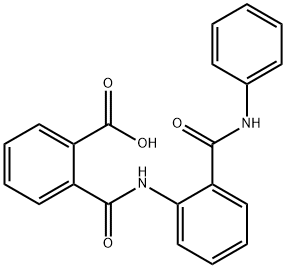 2-{[2-(anilinocarbonyl)anilino]carbonyl}benzoic acid Struktur