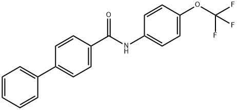 N-[4-(trifluoromethoxy)phenyl][1,1'-biphenyl]-4-carboxamide|