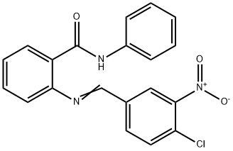 306325-12-2 2-({4-chloro-3-nitrobenzylidene}amino)-N-phenylbenzamide