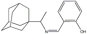2-({[1-(1-adamantyl)ethyl]imino}methyl)phenol Structure