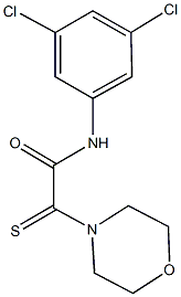 N-(3,5-dichlorophenyl)-2-(4-morpholinyl)-2-thioxoacetamide 化学構造式