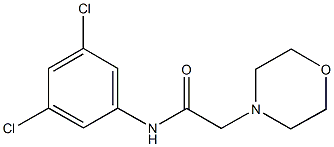 N-(3,5-dichlorophenyl)-2-(4-morpholinyl)acetamide Structure