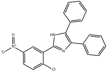 2-{2-chloro-5-nitrophenyl}-4,5-diphenyl-1H-imidazole Structure