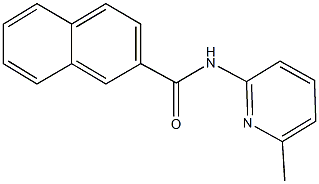 N-(6-methyl-2-pyridinyl)-2-naphthamide,306745-29-9,结构式