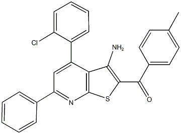 306746-32-7 [3-amino-4-(2-chlorophenyl)-6-phenylthieno[2,3-b]pyridin-2-yl](4-methylphenyl)methanone