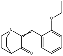 2-(2-ethoxybenzylidene)quinuclidin-3-one Structure