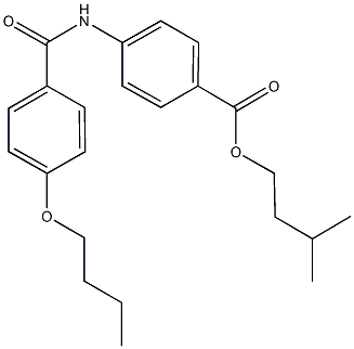 isopentyl 4-[(4-butoxybenzoyl)amino]benzoate,306764-54-5,结构式