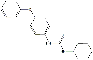 N-cyclohexyl-N'-(4-phenoxyphenyl)urea Structure