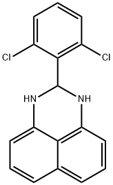 2-(2,6-dichlorophenyl)-2,3-dihydro-1H-perimidine 化学構造式