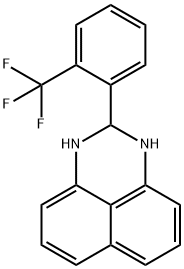 2-[2-(trifluoromethyl)phenyl]-2,3-dihydro-1H-perimidine 结构式