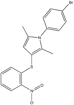 307340-39-2 1-(4-bromophenyl)-3-({2-nitrophenyl}sulfanyl)-2,5-dimethyl-1H-pyrrole