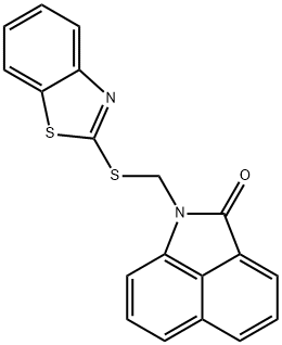 1-[(1,3-benzothiazol-2-ylsulfanyl)methyl]benzo[cd]indol-2(1H)-one Structure