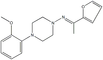 N-[1-(2-furyl)ethylidene]-N-[4-(2-methoxyphenyl)-1-piperazinyl]amine|