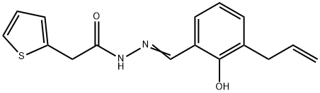 N'-(3-allyl-2-hydroxybenzylidene)-2-(2-thienyl)acetohydrazide|