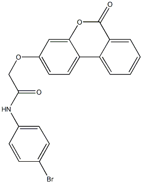 N-(4-bromophenyl)-2-[(6-oxo-6H-benzo[c]chromen-3-yl)oxy]acetamide,307524-24-9,结构式