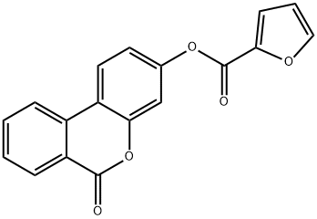 6-oxo-6H-benzo[c]chromen-3-yl 2-furoate Structure