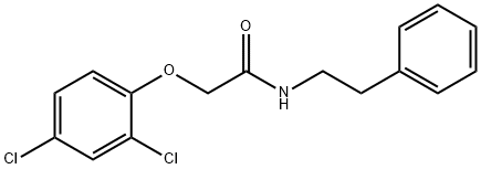 2-(2,4-dichlorophenoxy)-N-(2-phenylethyl)acetamide Structure