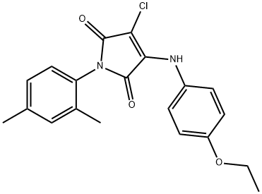 307528-15-0 3-chloro-1-(2,4-dimethylphenyl)-4-(4-ethoxyanilino)-1H-pyrrole-2,5-dione