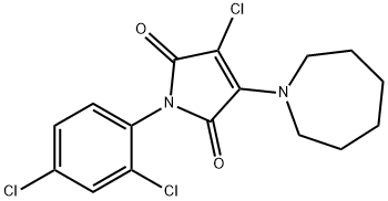 307533-11-5 3-(1-azepanyl)-4-chloro-1-(2,4-dichlorophenyl)-1H-pyrrole-2,5-dione