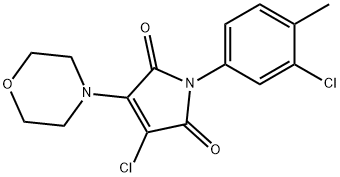3-chloro-1-(3-chloro-4-methylphenyl)-4-(4-morpholinyl)-1H-pyrrole-2,5-dione|