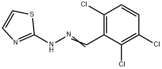 2,3,6-trichlorobenzaldehyde 1,3-thiazol-2-ylhydrazone Structure