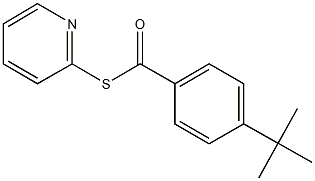 S-(2-pyridinyl) 4-tert-butylbenzenecarbothioate 化学構造式