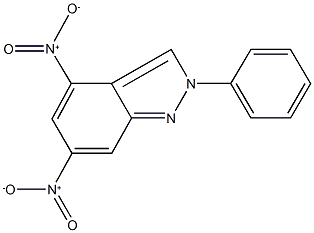 4,6-bisnitro-2-phenyl-2H-indazole Struktur