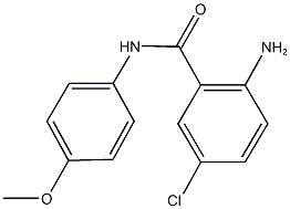 2-amino-5-chloro-N-(4-methoxyphenyl)benzamide Structure