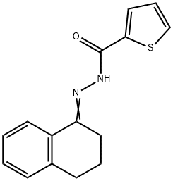 N'-(3,4-dihydro-1(2H)-naphthalenylidene)-2-thiophenecarbohydrazide,308293-91-6,结构式