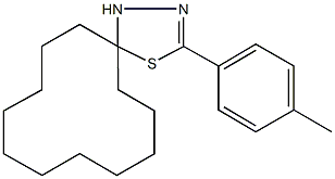 309271-39-4 3-(4-methylphenyl)-4-thia-1,2-diazaspiro[4.11]hexadec-2-ene