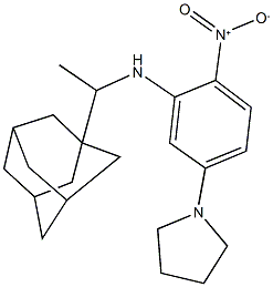 309292-95-3 1-{3-{[1-(1-adamantyl)ethyl]amino}-4-nitrophenyl}pyrrolidine