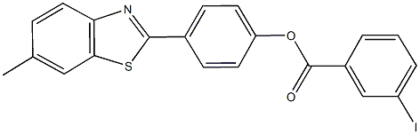 4-(6-methyl-1,3-benzothiazol-2-yl)phenyl 3-iodobenzoate|