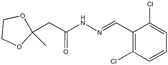 309939-50-2 N'-(2,6-dichlorobenzylidene)-2-(2-methyl-1,3-dioxolan-2-yl)acetohydrazide