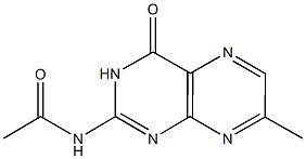 N-(7-methyl-4-oxo-3,4-dihydro-2-pteridinyl)acetamide Structure