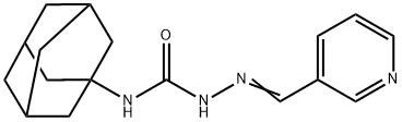 nicotinaldehyde N-(1-adamantyl)semicarbazone Struktur