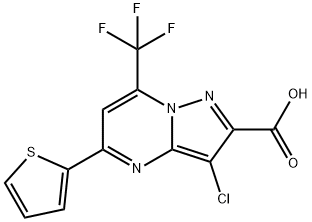 310451-81-1 3-chloro-5-(2-thienyl)-7-(trifluoromethyl)pyrazolo[1,5-a]pyrimidine-2-carboxylic acid