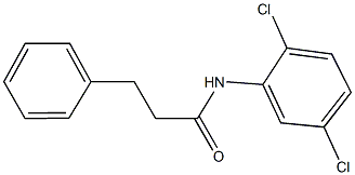 N-(2,5-dichlorophenyl)-3-phenylpropanamide Structure