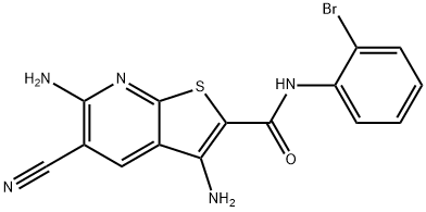 3,6-diamino-N-(2-bromophenyl)-5-cyanothieno[2,3-b]pyridine-2-carboxamide|