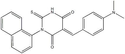 311315-72-7 5-[4-(dimethylamino)benzylidene]-1-(1-naphthyl)-2-thioxodihydro-4,6(1H,5H)-pyrimidinedione