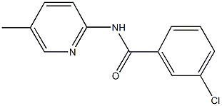 3-chloro-N-(5-methyl-2-pyridinyl)benzamide,311316-02-6,结构式