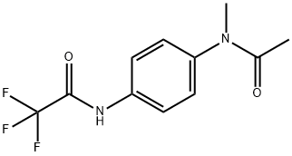 N-{4-[acetyl(methyl)amino]phenyl}-2,2,2-trifluoroacetamide Structure