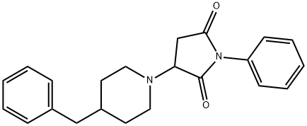 3-(4-benzyl-1-piperidinyl)-1-phenyl-2,5-pyrrolidinedione,311317-67-6,结构式