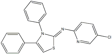 311322-97-1 5-chloro-N-(3,4-diphenyl-1,3-thiazol-2(3H)-ylidene)-2-pyridinamine