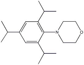 4-(2,4,6-triisopropylphenyl)morpholine Structure