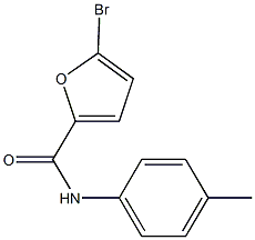 5-bromo-N-(4-methylphenyl)-2-furamide,31136-80-8,结构式